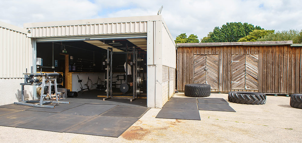 Infinity Fitness Gym – outdoor area